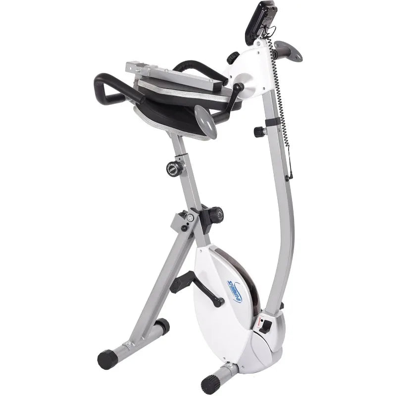 Stamina Recumbent Exercise Bike with Arm Workout - Fitness Bike with Smart Workout App - Recumbent Exercise Bike