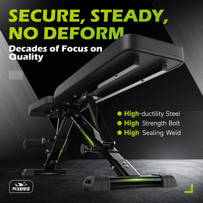 FLYBIRD Adjustable Workout Bench FB149