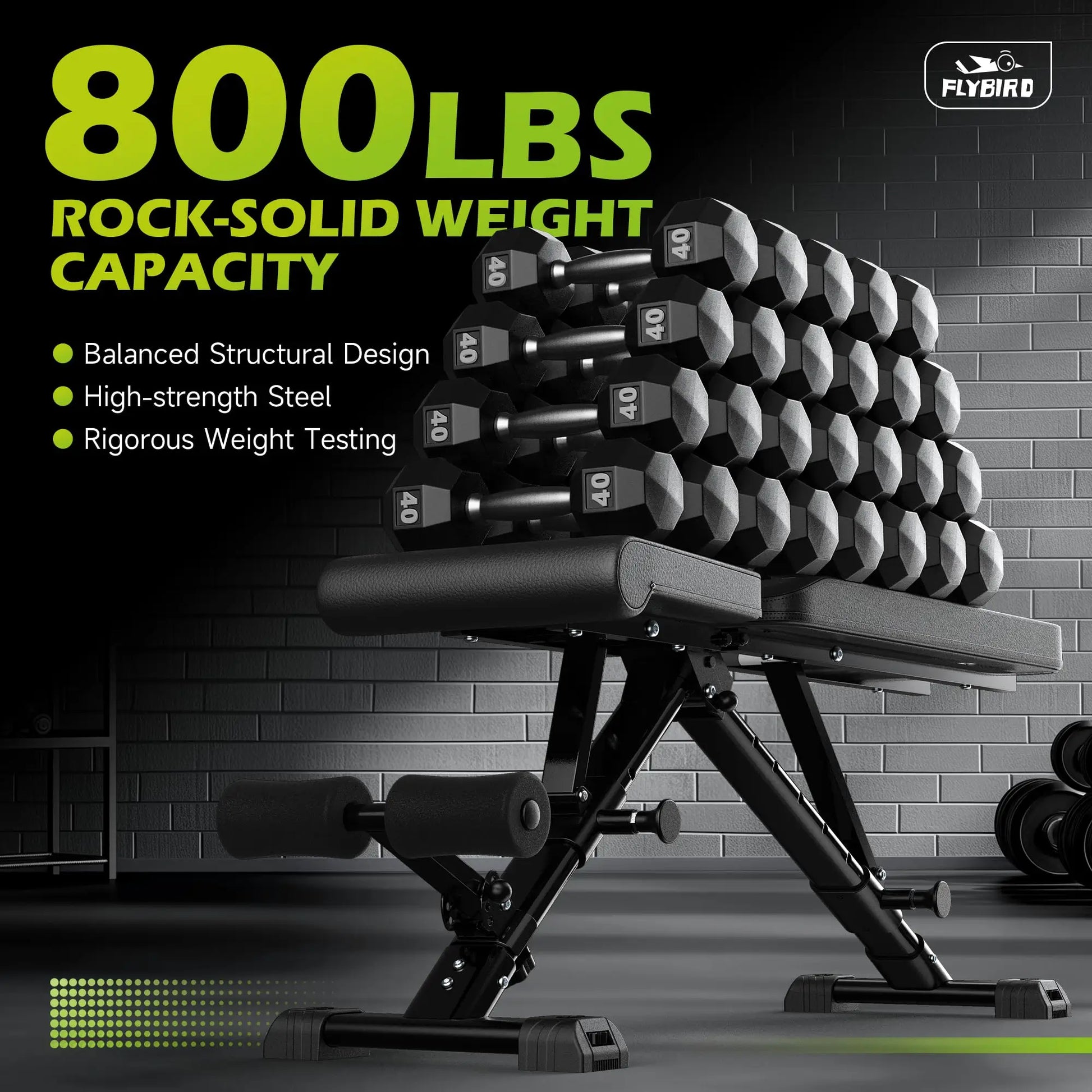 FLYBIRD Adjustable Workout Bench FB149