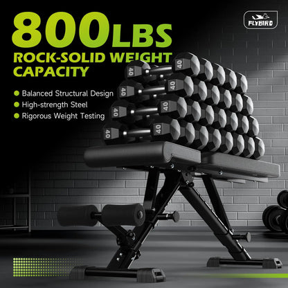 FLYBIRD Adjustable Workout Bench FB149