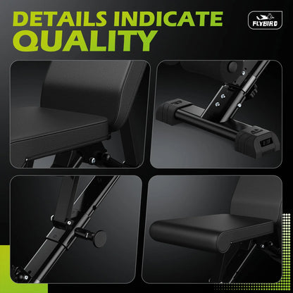 FLYBIRD Adjustable Workout Bench FB149